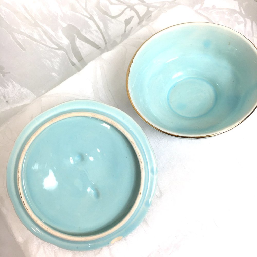 * Old Dutch Delft Powder or Candy Dish - Picture 8 of 16